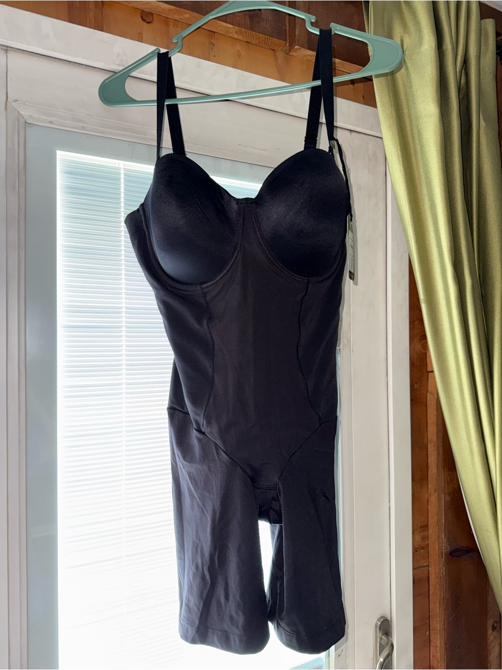 City Chic Black Longline Shaping Bodysuit